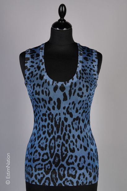 DOLCE & GABBANA
TWIN SET in blue viscose...