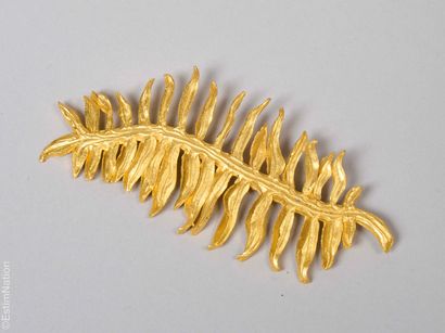 ONCE UPON A TIME
IMPORTANT Gilded metal palm...