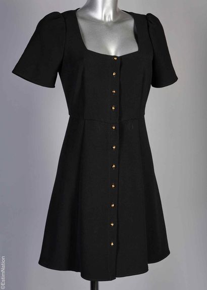 SEZANE
Slightly flared black polyester crepe...