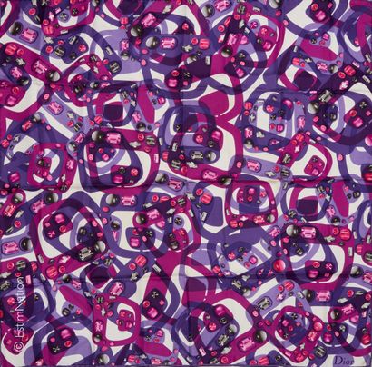 CHRISTIAN DIOR
TROIS PETITS CARRES en twill...