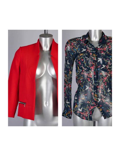 SANDRO, THE KOOPLES
SHORT JACKET in tomato...