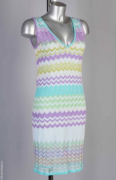 MISSONI
Knitted viscose set with geometric...