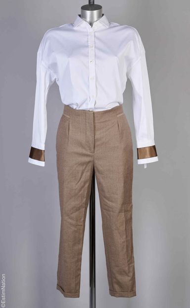 BRUNELLO CUCINELLI
CHINO à revers en laine...