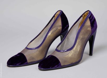 CHRISTIAN DIOR BOUTIQUE VINTAGE
Pair of purple...
