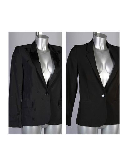 ZADIG ET VOLTAIRE DELUXE, BERENICE
TWO black...