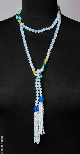 ANONYME
COLLIER cravate composé de perles...