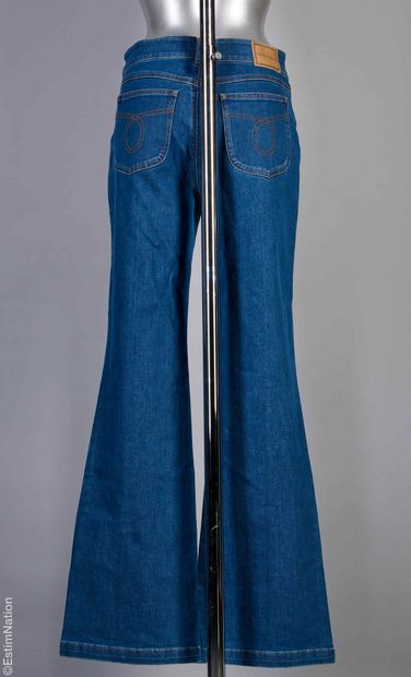 SEE BY CHLOE
PANTALON évasé en denim bleu...