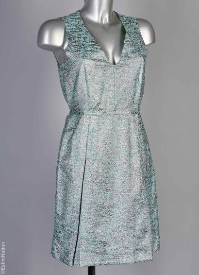TARA JARMON
Ice blue polyester, viscose and...