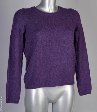 ERIC BOMPARD, BA&SH
Purple cashmere knit...