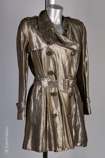 CHRISTIAN DIOR
TRENCH COAT léger en lamé...