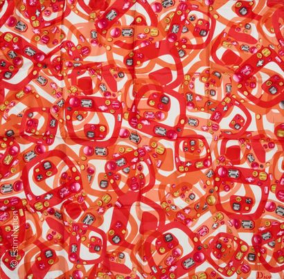CHRISTIAN DIOR
TROIS PETITS CARRES en twill...