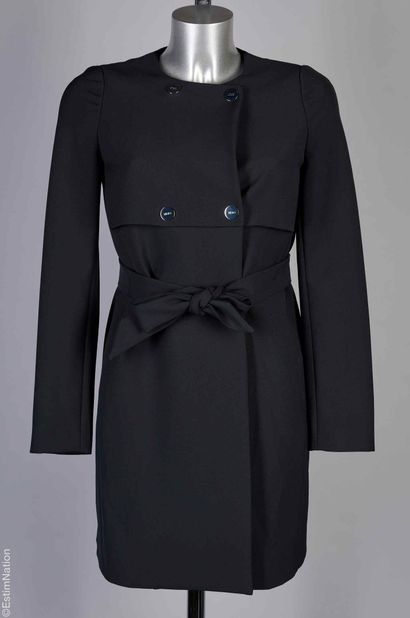 LIU.JO
Mid-season coat in black stretch polyester,...