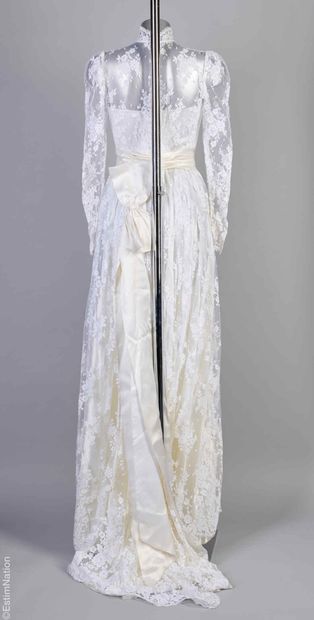 ANONYME VINTAGE
ROBE DE MARIEE en satin et...