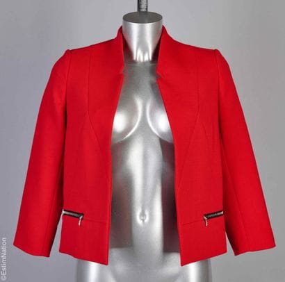 SANDRO, THE KOOPLES
SHORT JACKET in tomato...
