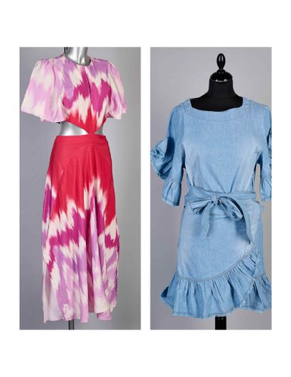 MAJE, ISABEL MARANT ETOILE
DEUX ROBES : la...