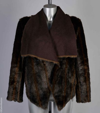 PINKO
VESTE réversible en fausse fourrure...