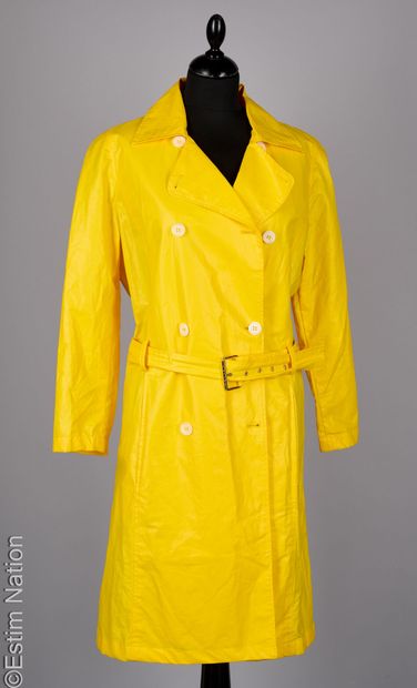 CELINE
TRENCH-COAT in linen and polyurethane...
