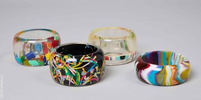 AGNES SOBRAL
FOUR BRACELETS including three...
