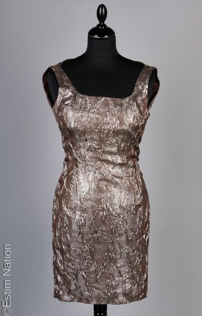 MICHAEL KORS
SILK, wool, taupe and silver...