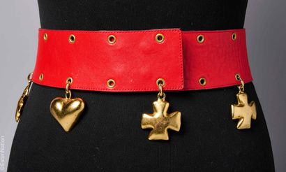 CHRISTIAN LACROIX
LARGE CEINTURE en cuir...