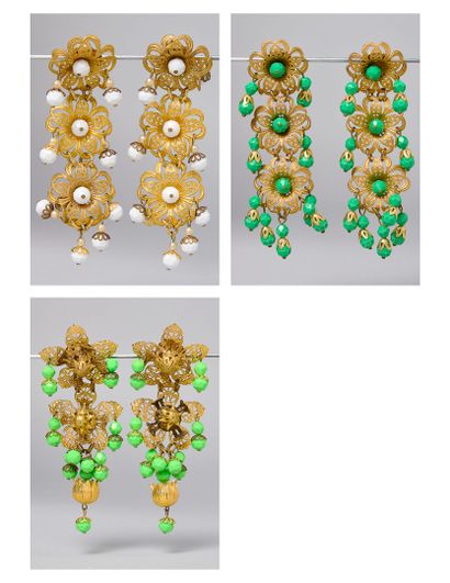 IN THE STYLE OF MIRIAM HASKELL CIRCA 1950...