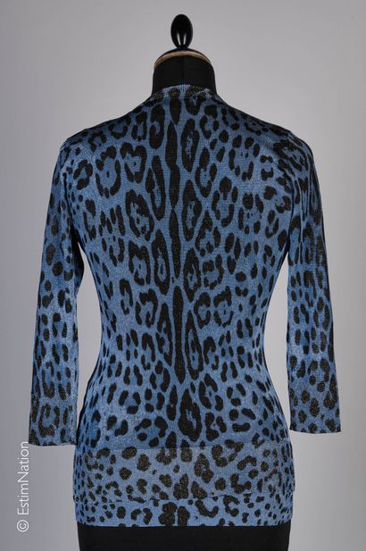 DOLCE & GABBANA
TWIN SET in blue viscose...