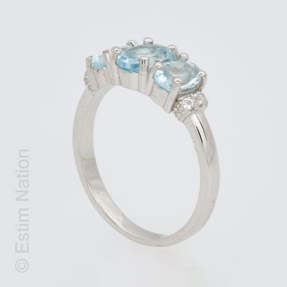 BAGUE ARGENT ET AIGUE MARINE
Bague en argent...