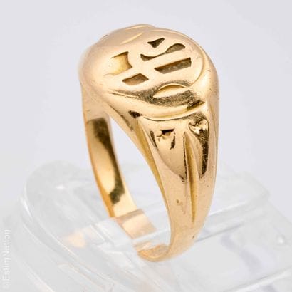 LOTS D'ALLIANCES ET BAGUE EN OR JAUNE
Lot...
