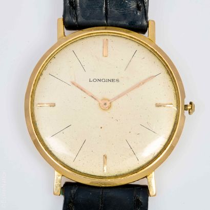LONGINES
Montre bracelet extra plate, boitier...
