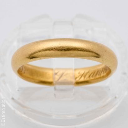 LOTS D'ALLIANCES ET BAGUE EN OR JAUNE
Lot...