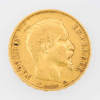 NUMISMATIQUE 
Pièce de 20 Francs or 900/°°...