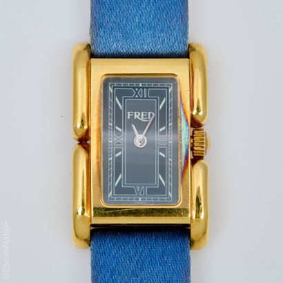 FRED
Montre bracelet de dame, boitier rectangulaire...