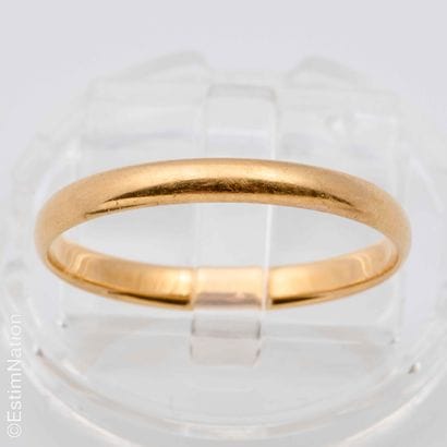 LOTS D'ALLIANCES ET BAGUE EN OR JAUNE
Lot...