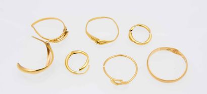 DEBRIS EN OR JAUNE
Lot en or jaune 18K (750...