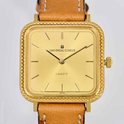 UNIVERSAL GENEVE 
Montre bracelet en métal...