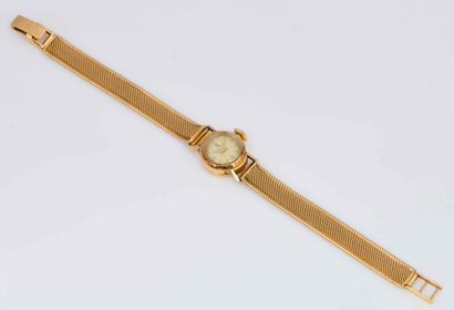 YEMA 
Montre de dame en or jaune 18K (750/°°)...