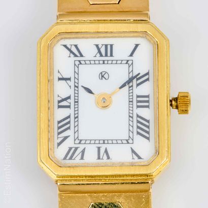 MONTRE DE DAME 
Montre de dame en or jaune...