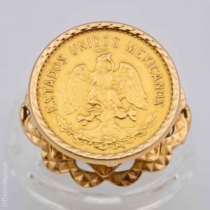 BAGUE PIECE OR
Bague en or jaune 18K (750...
