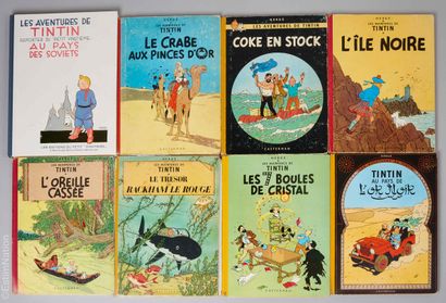 TINTIN
HERGE 
Tintin, Les 7 boules de cristal,...