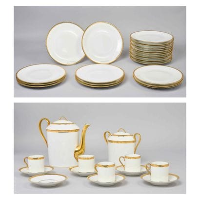 PORCELAINE LIMOGES
F. Z. & compagnie 

Service...