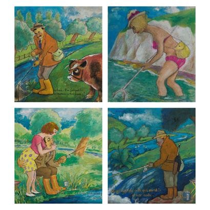 HUMORISTIC DRAWINGS XXth CENTURY - DUBUC...