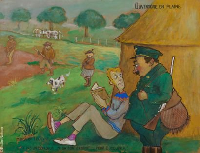 HUMORISTIC DRAWINGS XXth CENTURY - DUBUC...
