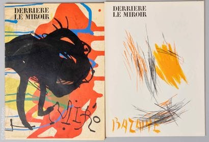 DERRIERE LE MIROIR - MIRO - BAZAINE 
Set...