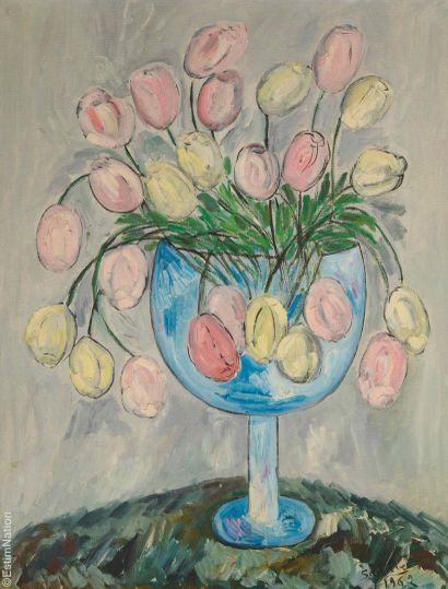 20th CENTURY ART 
Modern school - SADDLE

Vase...