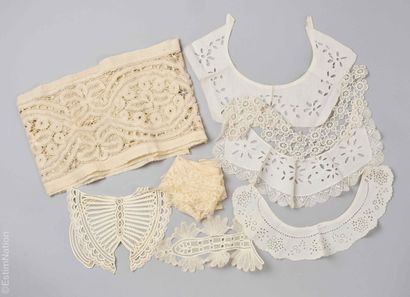 LACE AND EMBROIDERY
Important lots of lace...
