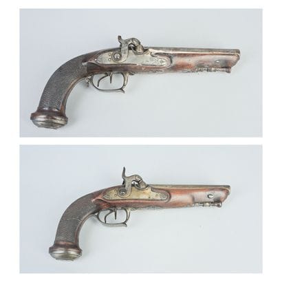 PAIR OF PISTOLS
Pair of officer's double...