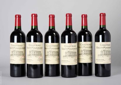 BORDEAUX
6 bottles CHÂTEAU HAUT MARBUZET...