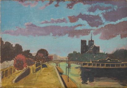 XXth CENTURY ART - PARIS 
Modern school,...