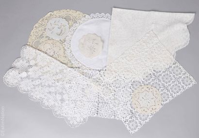 HOUSEHOLD LINEN - LACE AND EMBROIDERY 
Important...
