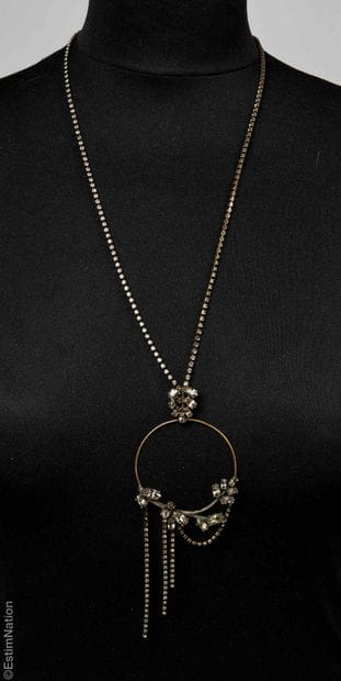 JEAN PAUL GAULTIER
COLLIER à patine foncée...